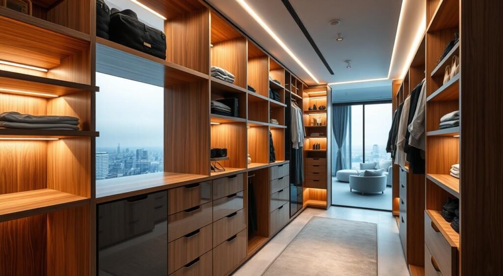 AI-driven closet systems with innovative storage technology AI-driven closet systems with innovative storage technology