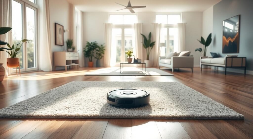 Testing robot vacuums in a home environment Testing robot vacuums in a home environment
