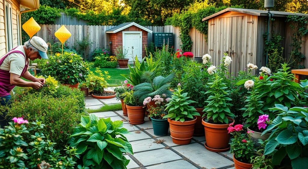 compact backyard gardens maintenance tips