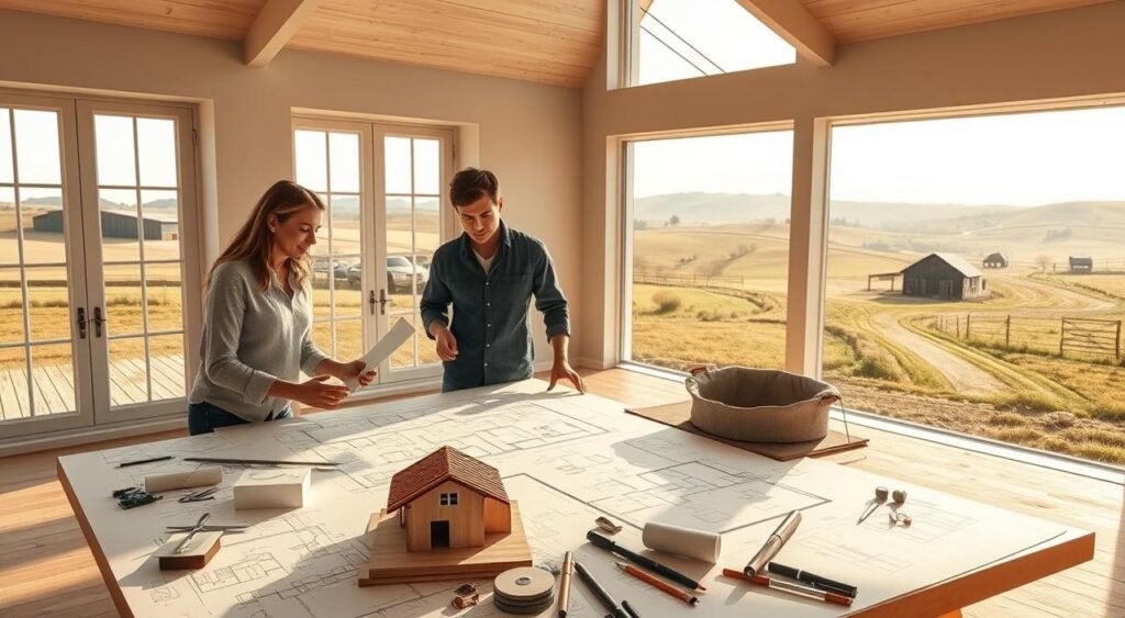 contemporary farmhouse blueprints collaboration