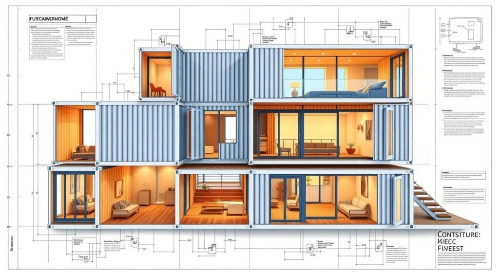 custom container home plans