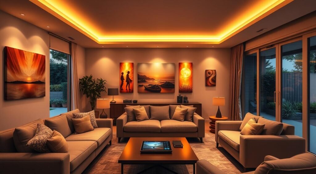 custom smart lighting scenes