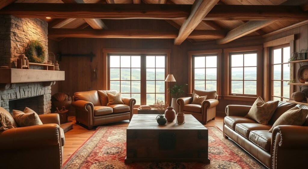 farmhouse style living room