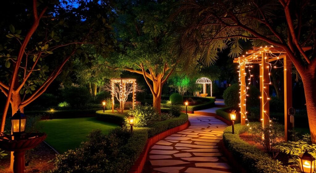 garden lighting ideas