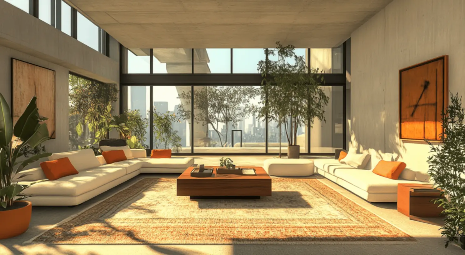 Beautiful geometric roof design