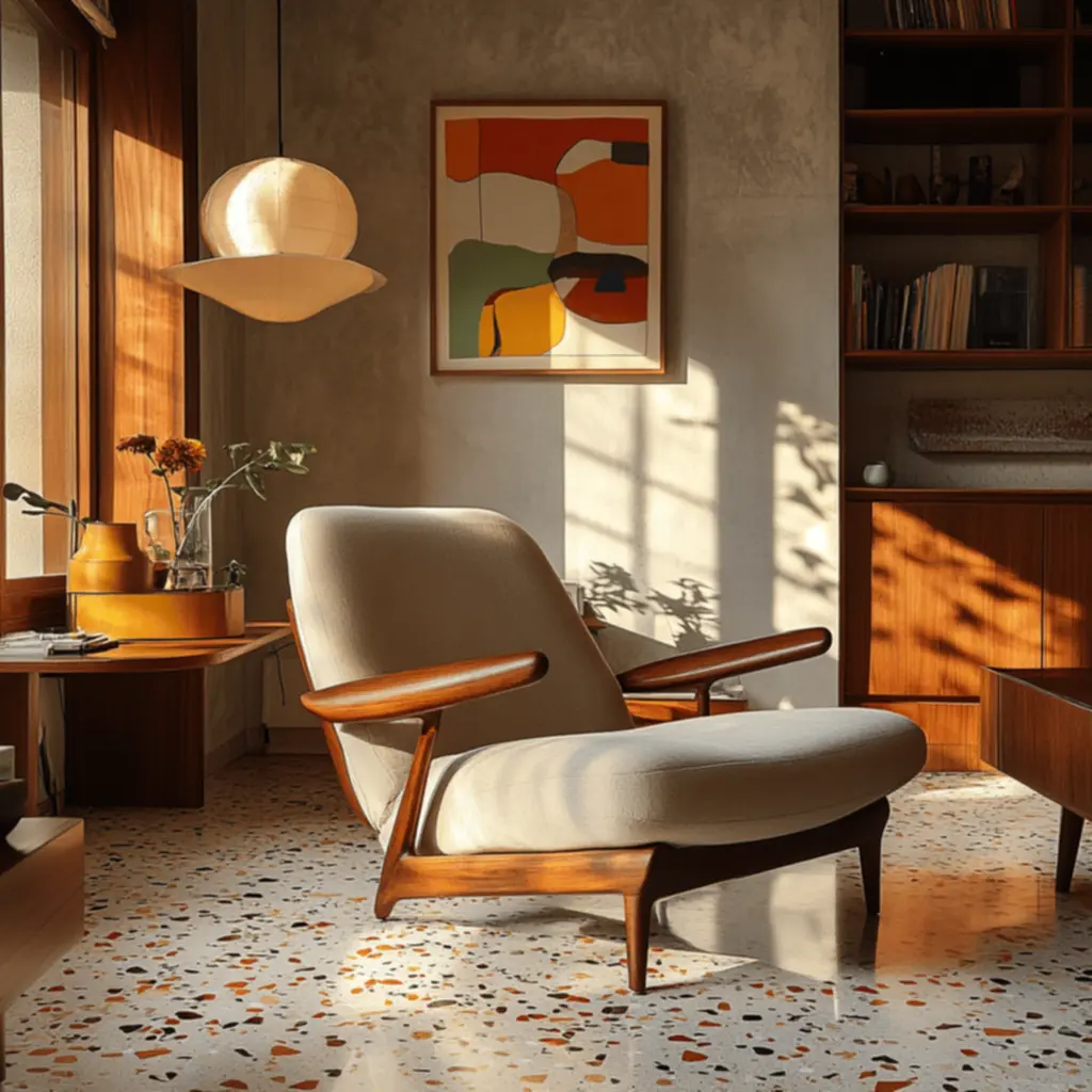 Mid-century modern furniture piece