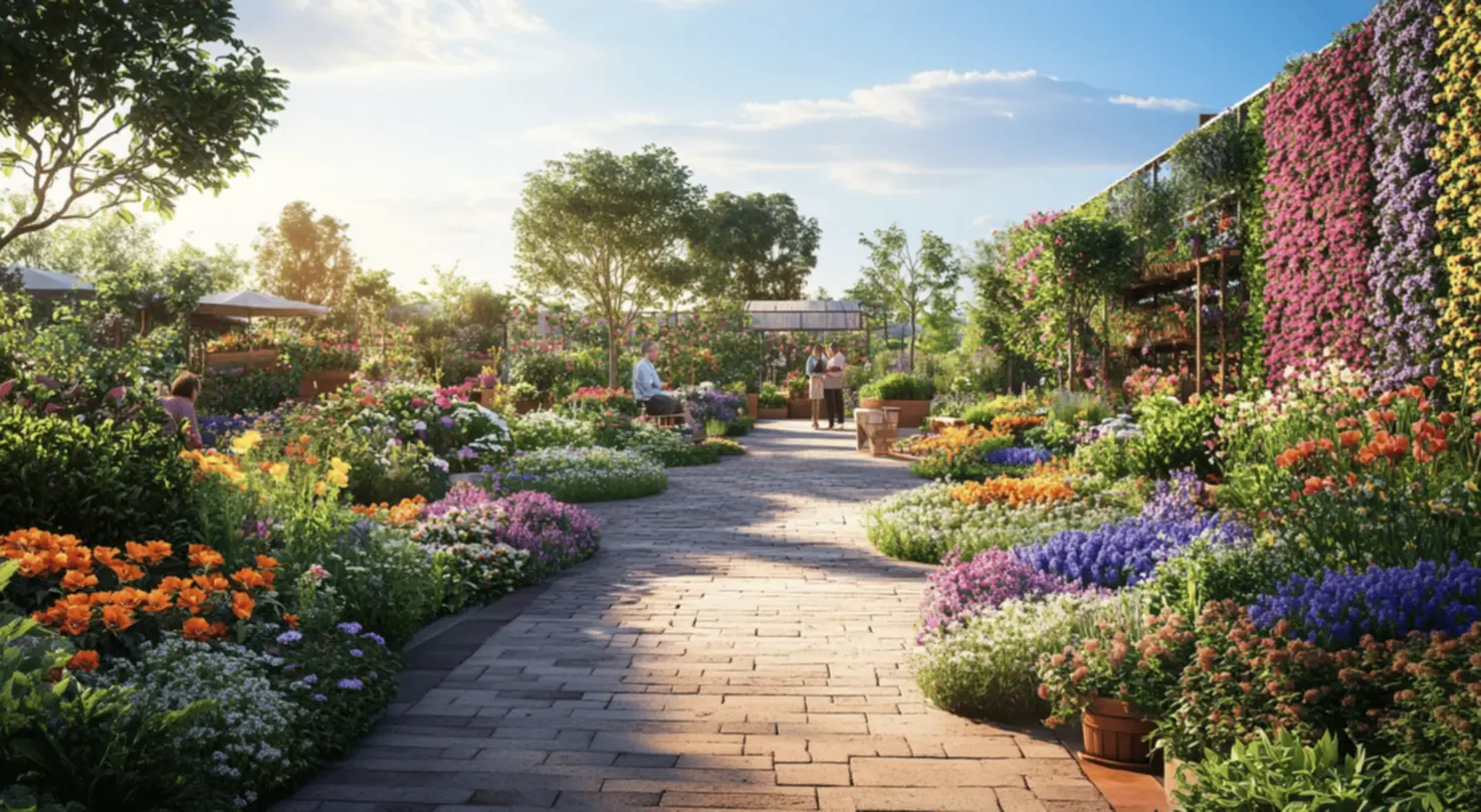 Example of sustainable gardening practices