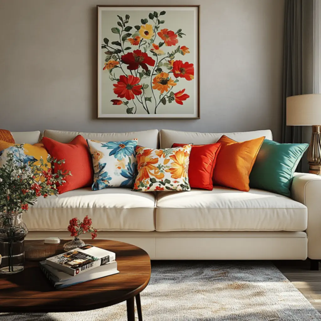 Natural materials used in modern interior design