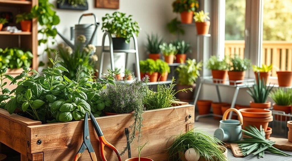 indoor herb gardening supplies