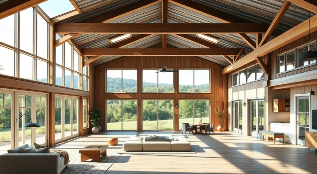 modern farmhouse plans natural light