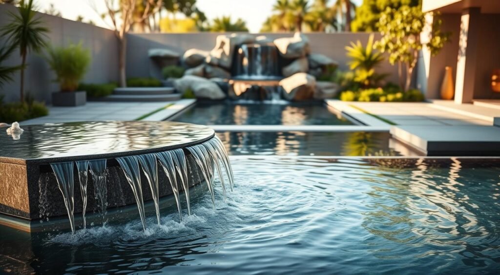 modern water features