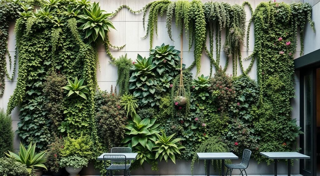 outdoor plant wall ideas