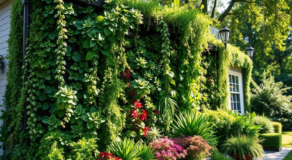 outdoor plant wall inspiration