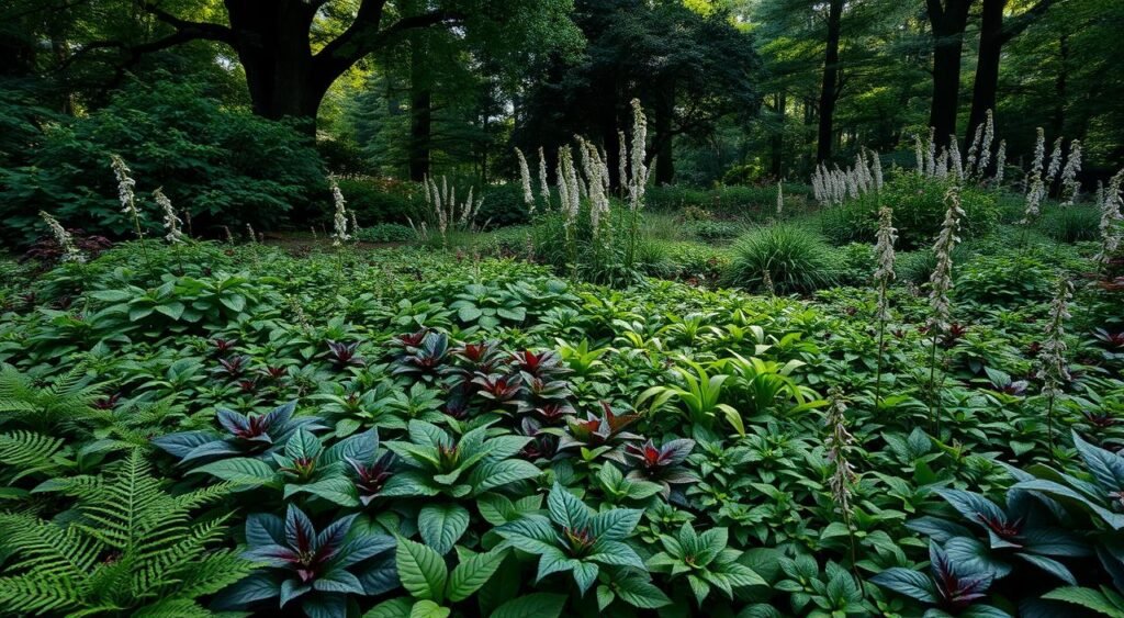 shade garden plants ground covers