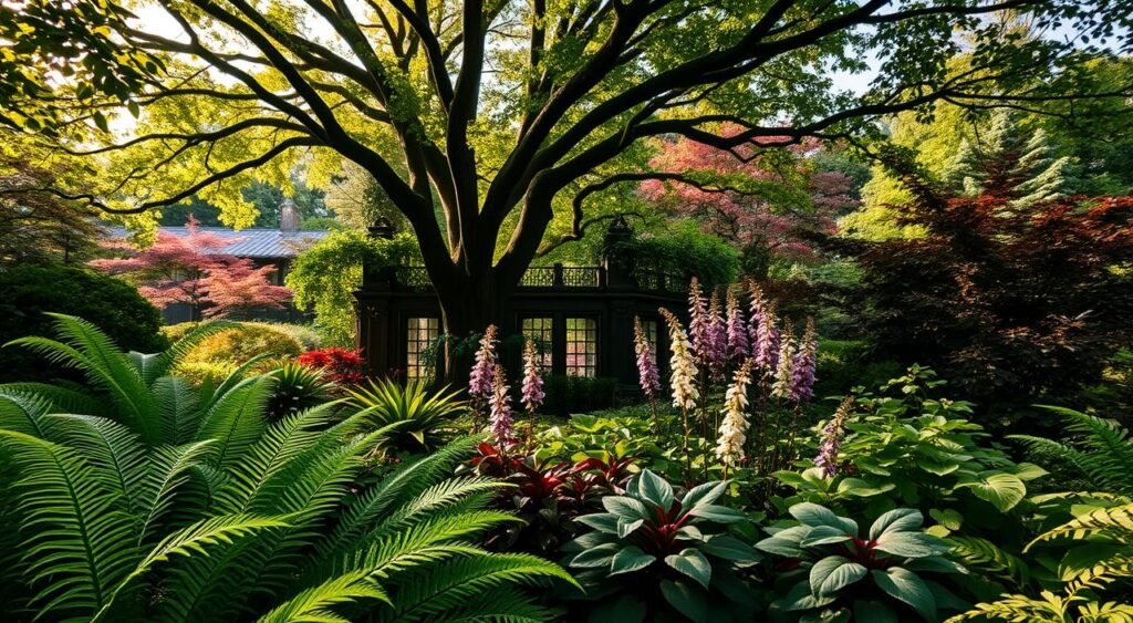shade garden plants seasonal care