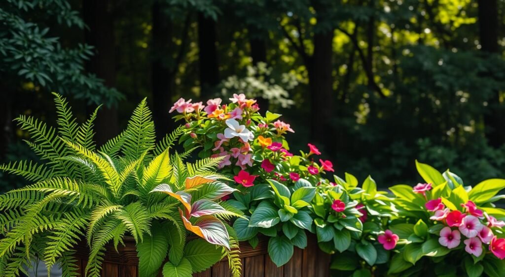 shade tolerant plants container gardening