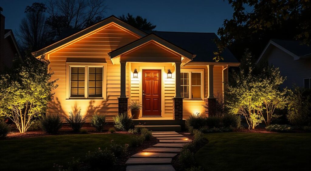 small house exterior design lighting small house exterior design lighting