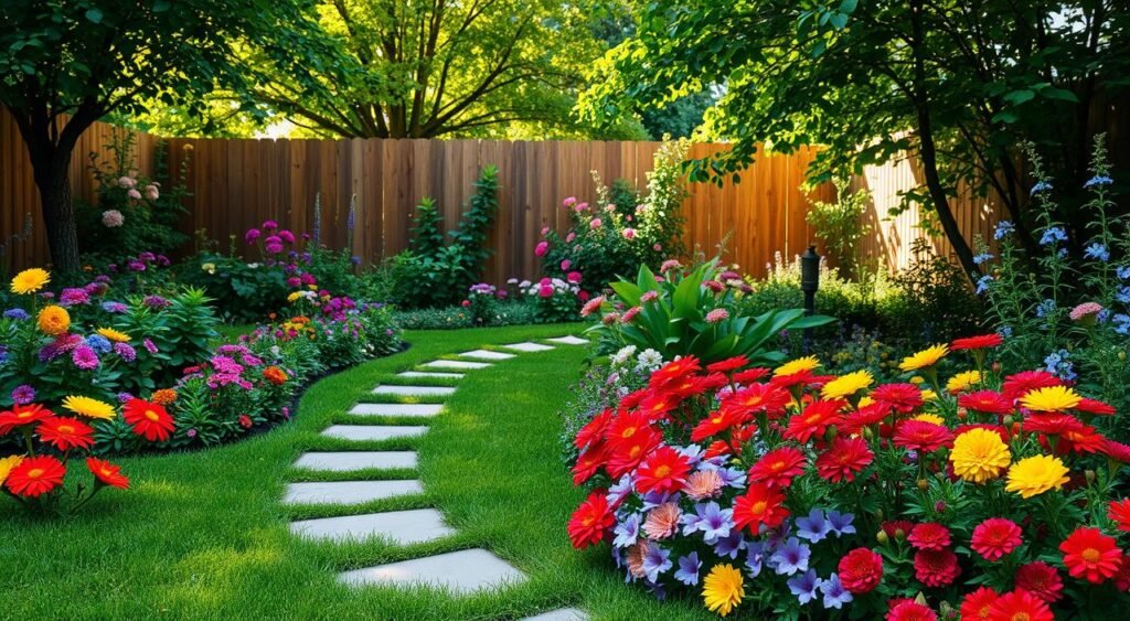 small yard landscaping color ideas