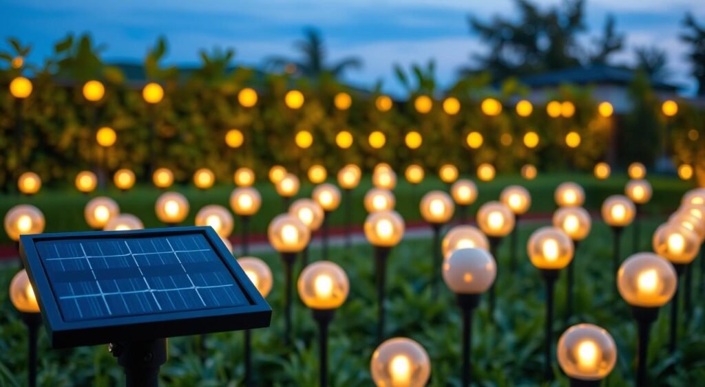 solar garden lights