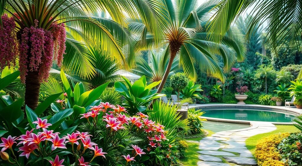 tropical garden ideas for home