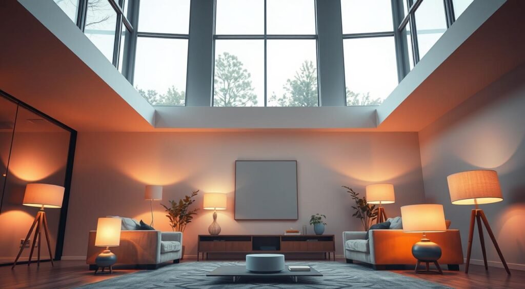 voice controlled lighting system