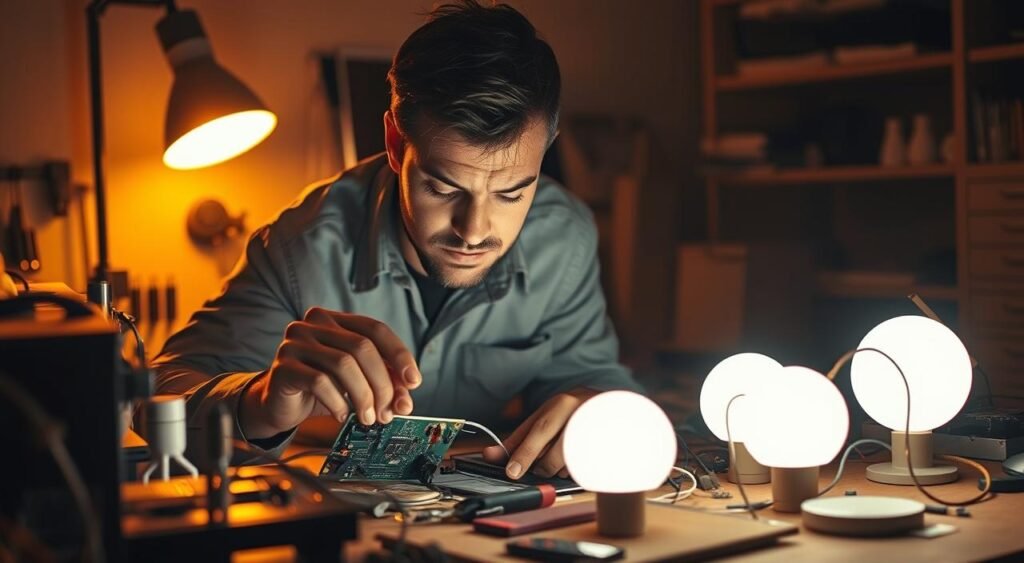 voice controlled lighting system troubleshooting