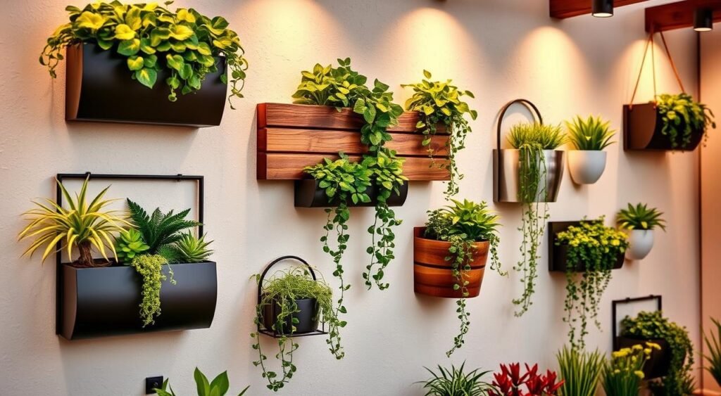 wall-mounted planters