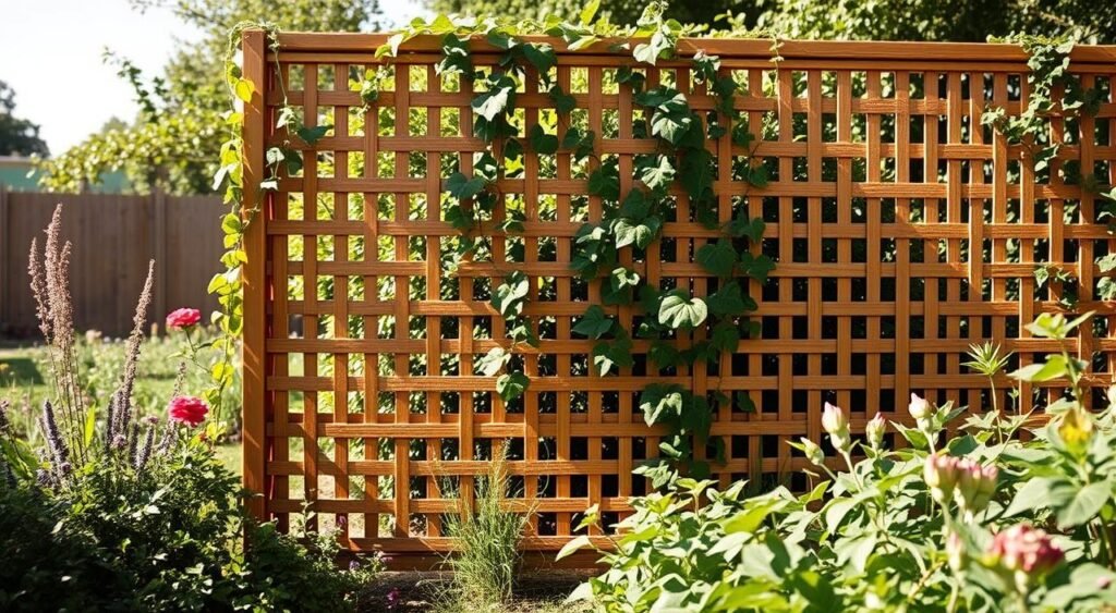 DIY lattice privacy screen DIY lattice privacy screen