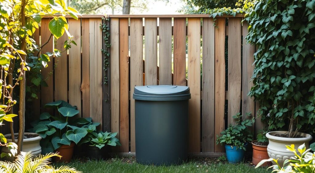 DIY trash can privacy screens DIY trash can privacy screens