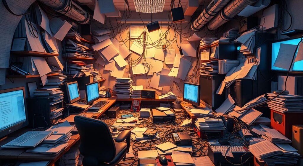Digital clutter and productivity impact