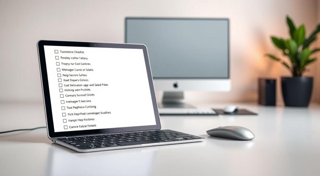 Digital maintenance checklist for organized digital life