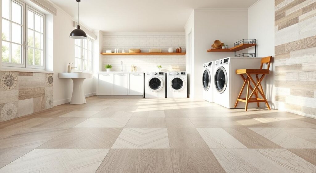 Flooring options for stylish laundry room Flooring options for stylish laundry room