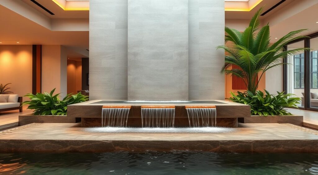 Indoor water features benefits on air quality improvement Indoor water features benefits on air quality improvement