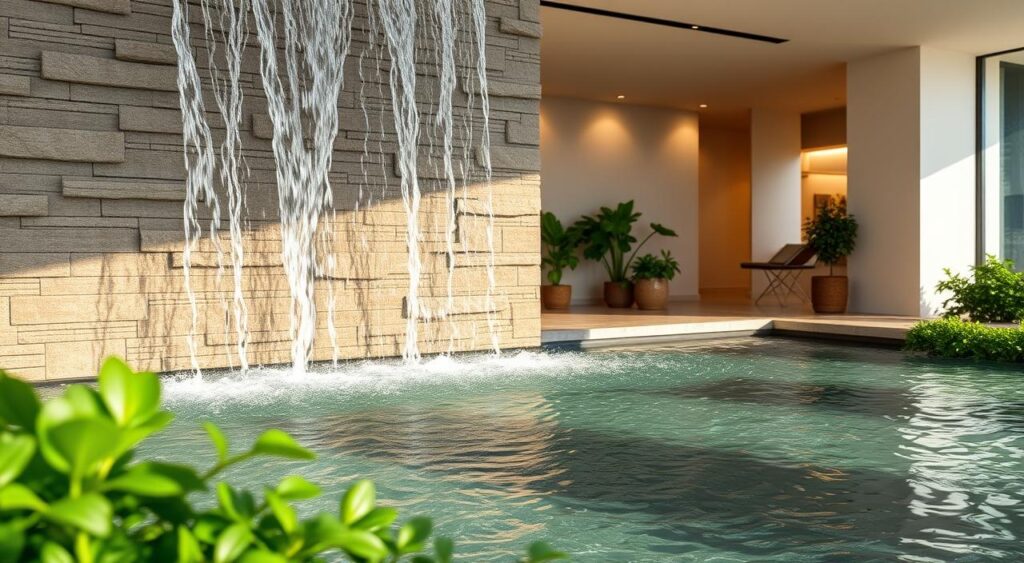 indoor waterfall fountain showing dynamic feature indoor waterfall fountain showing dynamic feature