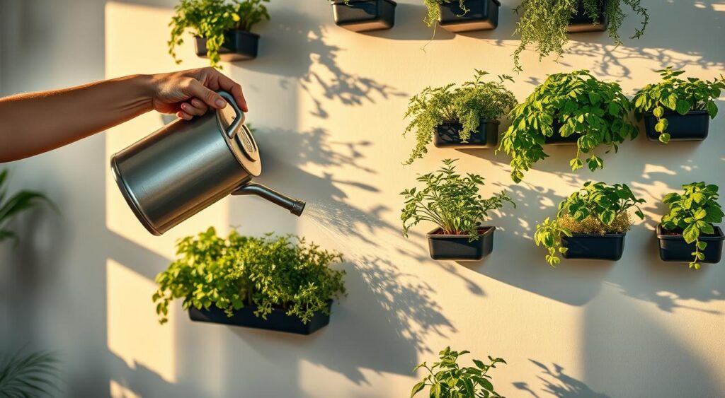 watering indoor herbs watering indoor herbs