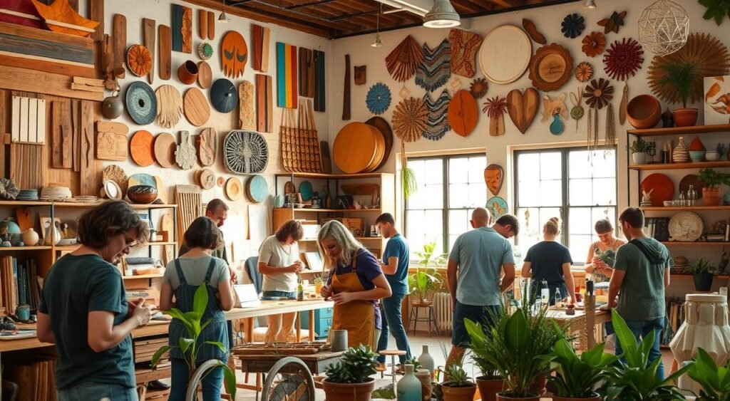 workshops promoting green living decor