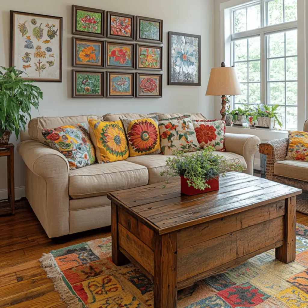 DIY home decor projects showcasing creativity