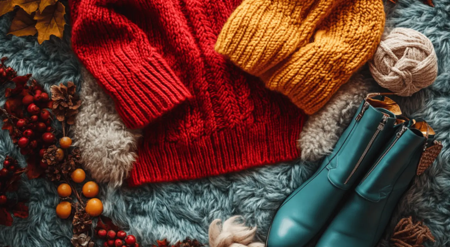 Chunky-soled boots as a winter trend