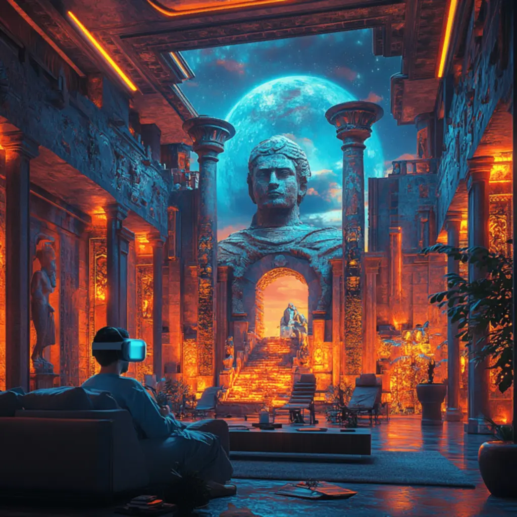 VR Headset and Controllers