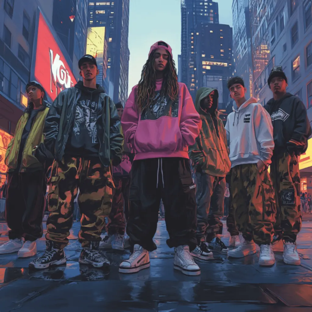 Hip-hop fashion influences